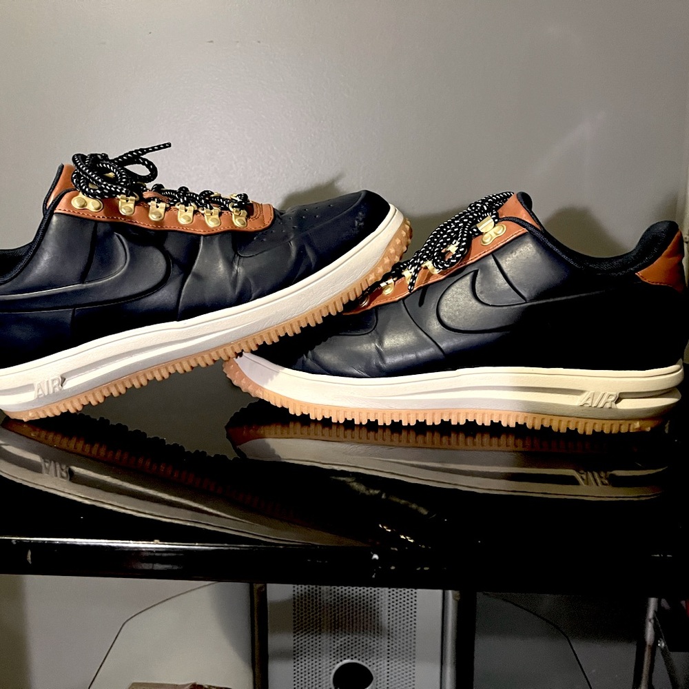 Nike Lunar Force 1 Duckboot Low Obsidian Saddle Brown